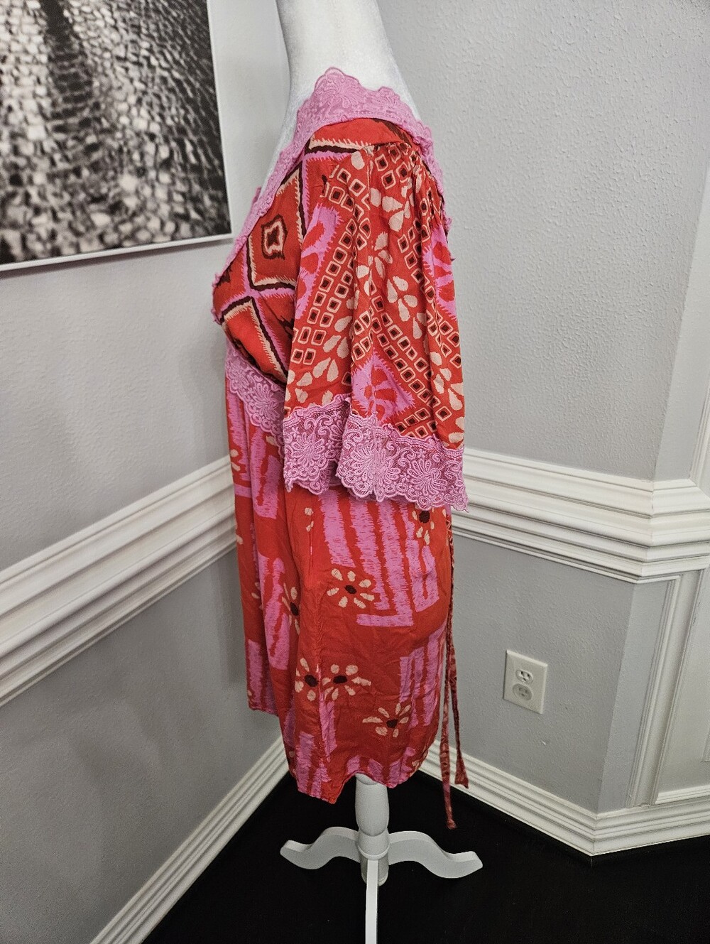 Spell & The Gypsy Libertine Lace Mini Dress Size Large - Picture 10 of 12